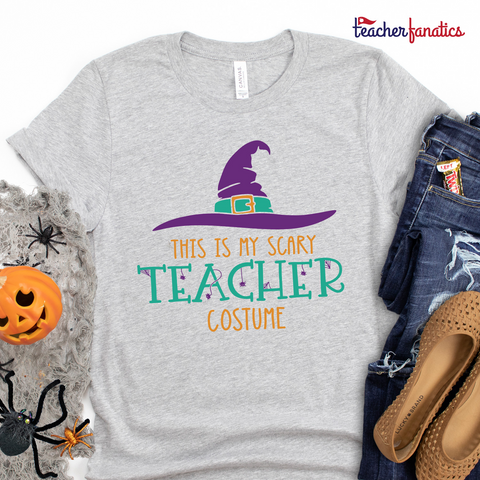 This is My Scary Teacher Costume Funny Teacher Halloween Shirt