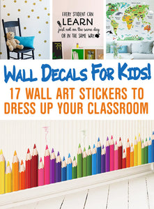 Wall Decals for Kids – Classroom Wall Sticker Pictures and Inspiration