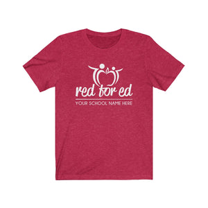 Red for Ed Customizable Teacher Shirt