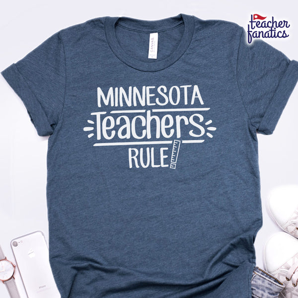 Minnesota Teachers Rule! - State T-Shirt