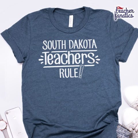 South Dakota Teachers Rule! - State T-Shirt