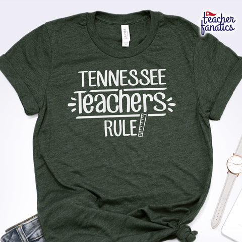 Tennessee Teachers Rule! - State T-Shirt