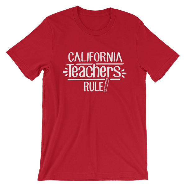 California Teachers Rule! - State T-Shirt