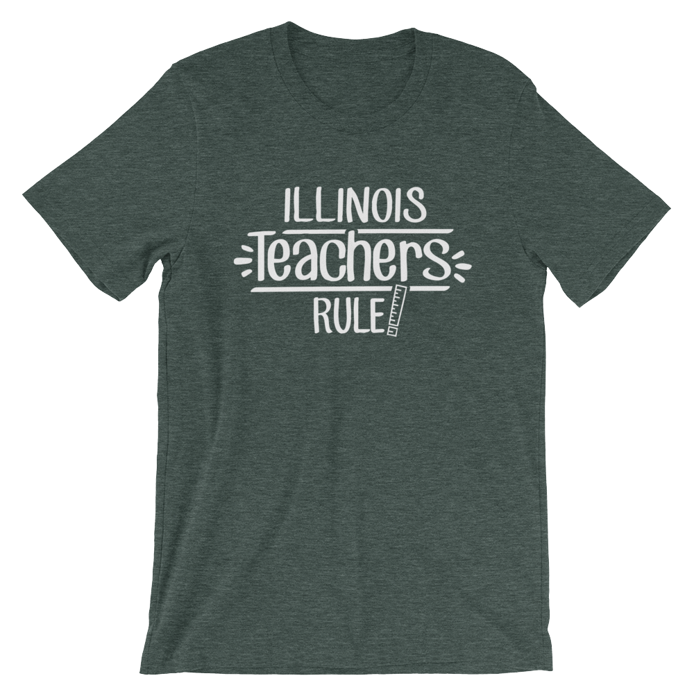 Illinois Teachers Rule! - State T-Shirt