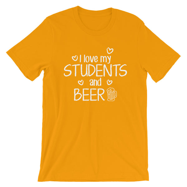 I Love My Students and Beer Shirt