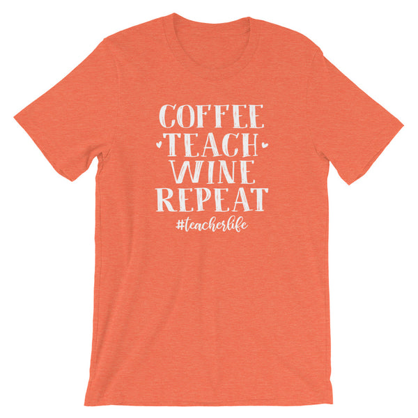 Coffee Teach Wine Repeat Shirt