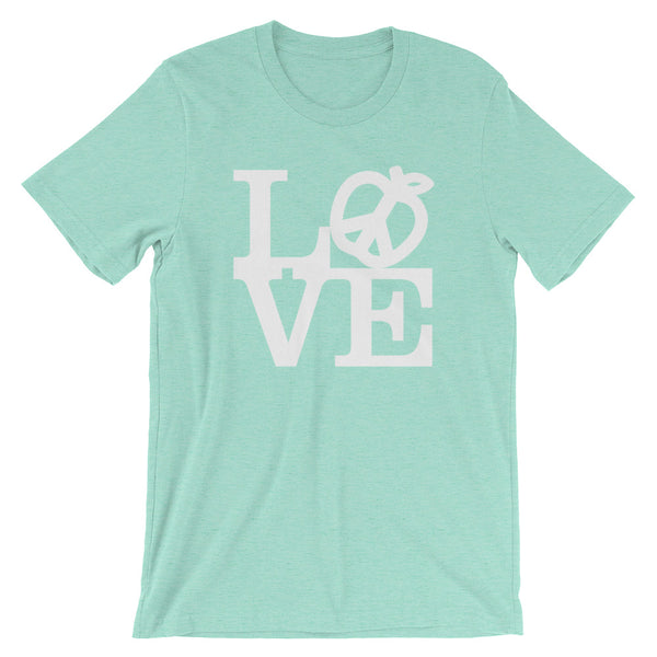 LOVE Teach Peace Symbol T-Shirt