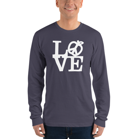 Teach Peace Love long sleeve t-shirt (unisex)