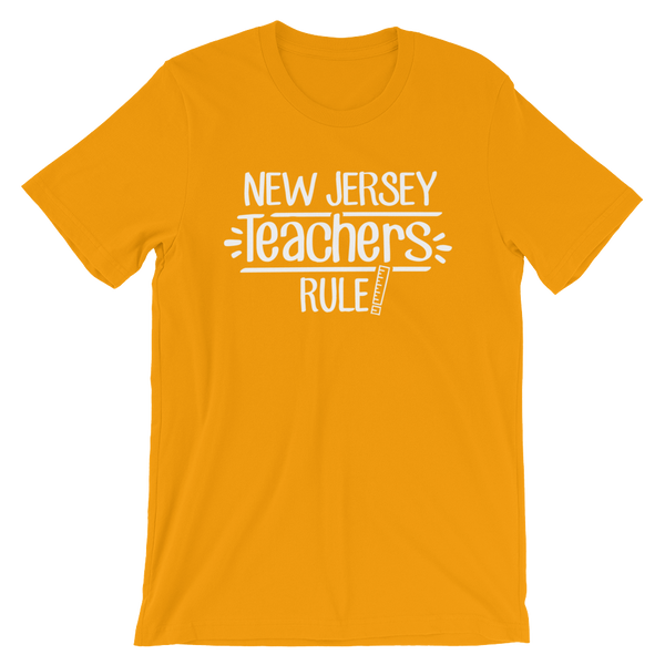 New Jersey Teachers Rule! - State T-Shirt